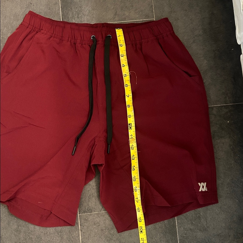 Dixxon flannel company Medium  The Brad maroon premium lined athletic shorts - Picture 6 of 6